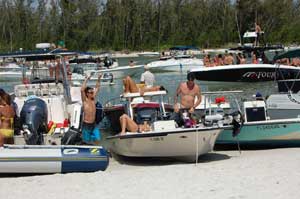 Boats beached Keewaydin