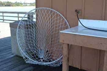 Net Ring next to fillet station on Naples Pier