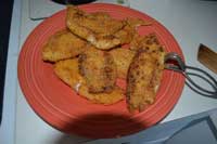 remove fried fish to plate then make sauce Fish fried on plate