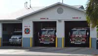 Isles of Capri Fire Station front of building