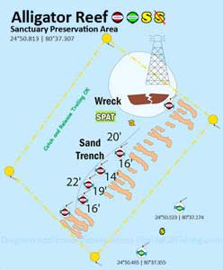 Alligator Reef diagram