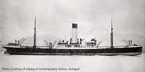 Laertes aka the dutch wreck on the water back in 1942