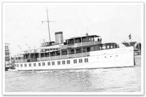 Old image of the yacht zalophus