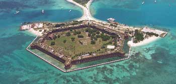 Dry Tortugas Garden Key with Fort Jefferson