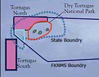 Diagram showing state boundries