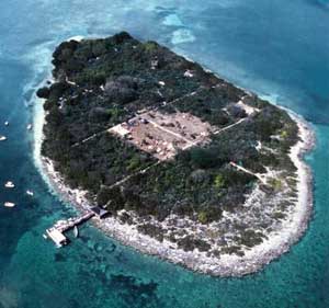 aerial of indian key