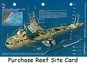 RBJ Ronald B Johnson and Corey N Chris shipwrecks underwater diagram