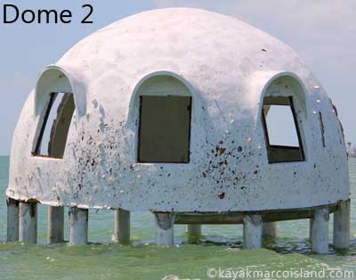 closeup of a white dome