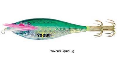 colorful squid jig