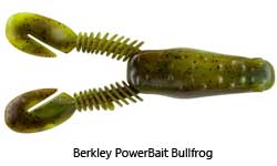 green frog soft bait