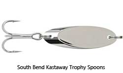 silver metal slice lure