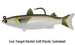 gold and silver swimbait mullet