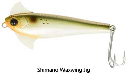 colorful hard lure with 2 hooks