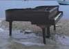 Piano on Sandbar