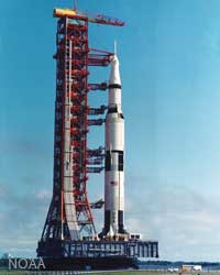 Apollo 11 on launch pad