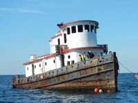 Ocean Wind tugboat on the water